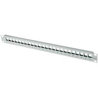 Telegärtner 100021496 24 poorten Netwerkpatchpaneel 483 mm (19) CAT 6A 1 HE Grijs-wit (RAL 7035) Niet ingericht