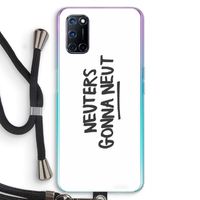 Neuters: Oppo A92 Transparant Hoesje met koord