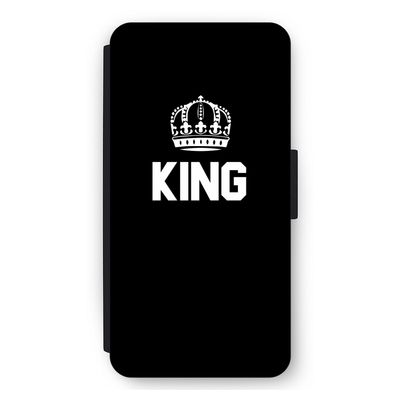 King zwart: iPhone 11 Flip Hoesje