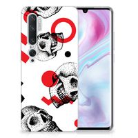 Silicone Back Case Xiaomi Mi Note 10 Pro Skull Red