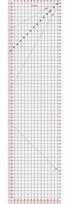 Fiskars patchwork liniaal transparant 60 x 15 cm