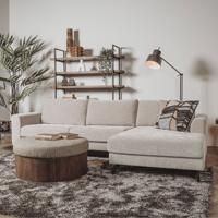 Tower Living 2,5-zits Loungebank 'Highlands' Rechts, kleur Grijs