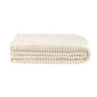 Leen Bakker - Plaid Kyra XXL - 240x220 Cm - Polyester/Fleece - Beige