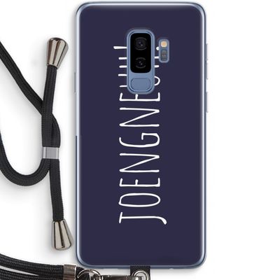 Joengneuh!: Samsung Galaxy S9 Plus Transparant Hoesje met koord