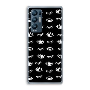 Eye pattern #3: Oppo Find X3 Neo Transparant Hoesje