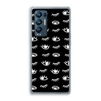 Eye pattern #3: Oppo Find X3 Neo Transparant Hoesje