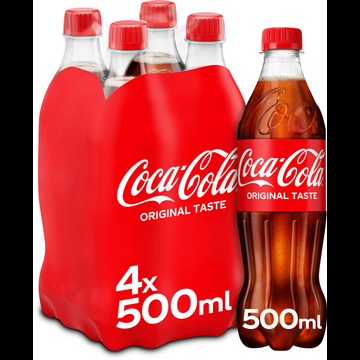 CocaCola Original Taste 4 x 500 ml bij Jumbo