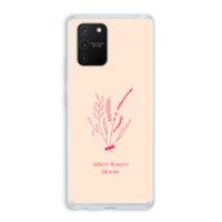 Where flowers bloom: Samsung Galaxy S10 Lite Transparant Hoesje