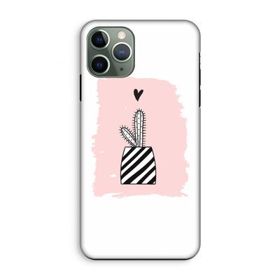Zwart-wit cactus: iPhone 11 Pro Tough Case