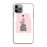 Zwart-wit cactus: iPhone 11 Pro Tough Case