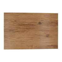 1x Placemats lichtbruin hout print 45 cm   -