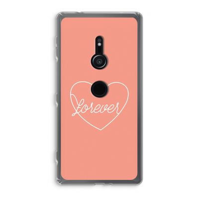 Forever heart: Sony Xperia XZ2 Transparant Hoesje