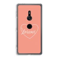 Forever heart: Sony Xperia XZ2 Transparant Hoesje