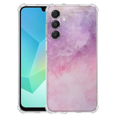 TPU Telefoonhoesje Samsung Galaxy A17 - Pink Purple Paint schokabsorberende backcover