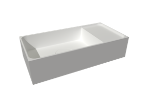 Balmani Dama fonteintje 42 x 21 cm matte Solid Surface