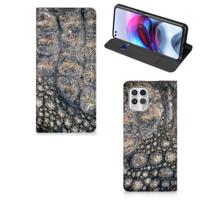 Motorola Moto G100 | Hoesje maken | Krokodillenprint
