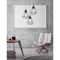 Lyora HanglampPaolo 3-lichts zwart - 7605189