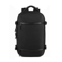 Ozuko 8983 grote capaciteit waterdichte reizen buiten USB schouder rugzak 20 inch (zwart)