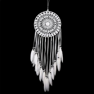 Creatieve hand-geweven ambachten Dream Catcher huis auto muur opknoping decoratie (wit)