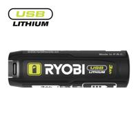 Ryobi RB4L30 | 4V USB-lithium accu 3.0Ah & Power Bank - 5133006224 Ryobi RB4L30 | 4V USB-lithium accu 3.0Ah & Power Bank - 5133006224