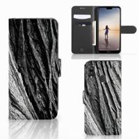 Book Style Case Huawei P20 Lite Boomschors Grijs | Portemonnee hoesje
