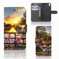 Honor 4A | Y6 Flip Cover Amsterdamse Grachten - thumbnail