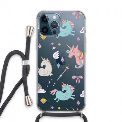Fantasiewereld: iPhone 13 Pro Max Transparant Hoesje met koord