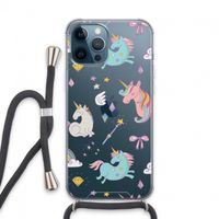 Fantasiewereld: iPhone 13 Pro Max Transparant Hoesje met koord