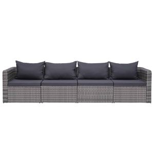 The Living Store Loungeset - Loungesets - Afmeting- Hoekbank- 72 x 72 x 63 cm - Middenbank- 68 x 72 x 63 cm -