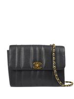 CHANEL Pre-Owned sac porté épaule Mademoiselle (1995) - Noir - thumbnail