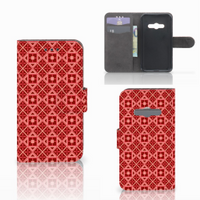 Samsung Galaxy Xcover 3 | Xcover 3 VE Telefoon Hoesje Batik Rood