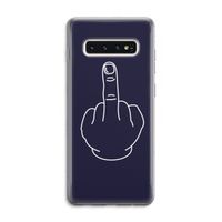 F**k U: Samsung Galaxy S10 4G Transparant Hoesje