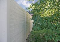 Beton schutting Wood texture dubbelzijdig 200x193cm - thumbnail