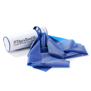 TheraBand 2,5 m in tasje zeer zwaar - blauw