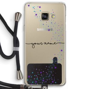 Sterren: Samsung Galaxy A3 (2016) Transparant Hoesje met koord
