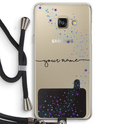 Sterren: Samsung Galaxy A3 (2016) Transparant Hoesje met koord