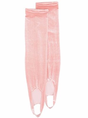Simone Wild chaussettes en velours - Rose