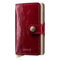 SECRID Premium Miniwallet Rood Lak - Pasjeshouder dames