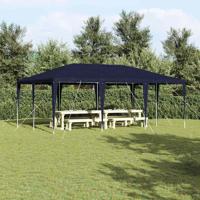 Partytent Blauw 600 x 400 x 266 cm Polyethyleen en Staal