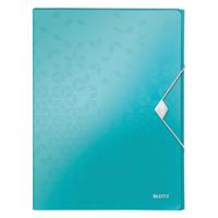 Elastobox Leitz WOW A4 30mm PP ijsblauw