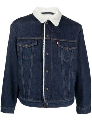Levi's veste en jean à doublure lainée - Bleu