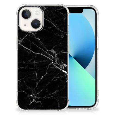 iPhone 13 Anti-Shock Hoesje Marmer Zwart - Origineel Cadeau Vader iPhone 13 Anti-Shock Hoesje Marmer Zwart - Origineel Cadeau Vader