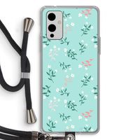 Small white flowers: OnePlus 9 Transparant Hoesje met koord