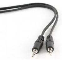 Gembird 1.2m, 3.5mm/3.5mm, M/M audio kabel 1,2 m Zwart - thumbnail
