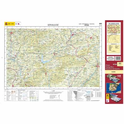Topografische kaart 991 MT50 Iznalloz | CNIG - Instituto Geográfico Nacional1