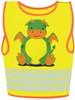 Korntex KX119K Children's Safety Vest Funtastic Wildlife CO² Neutral - Dragon Yellow - XS (3-6 years)