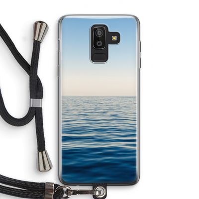 Water horizon: Samsung Galaxy J8 (2018) Transparant Hoesje met koord