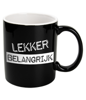 Black & White mok belangrijk zwart