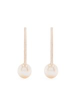 Hsu Jewellery puces d'oreilles serties de perles - Argent