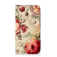 Smart Cover voor iPhone 16 Bloemen